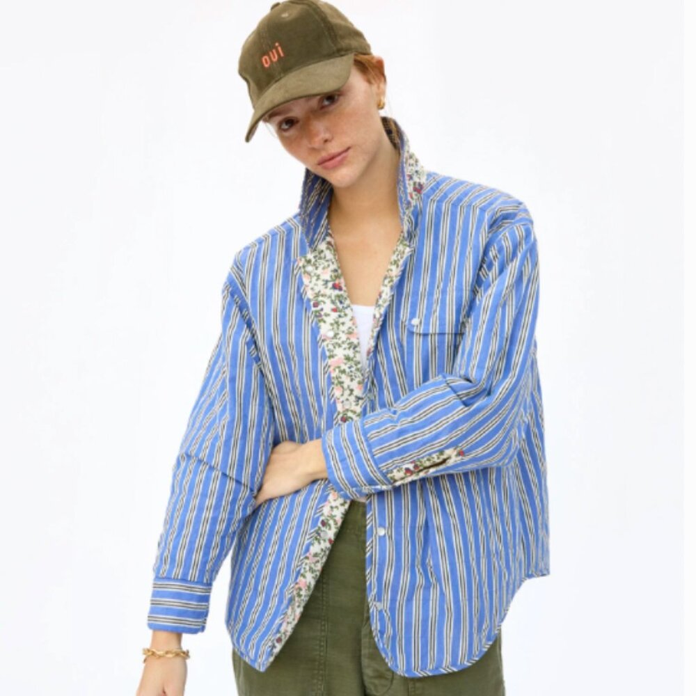 Clare V. Jaque Jacket - Ditsy Floral